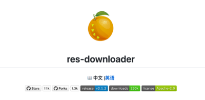Github神器之视频嗅探下载神器:res-downloader,斩获10.8k Stars,包含视频号、抖音、快手、小红书等常见网络资源下载!-山海之花 - 宝藏星球屋