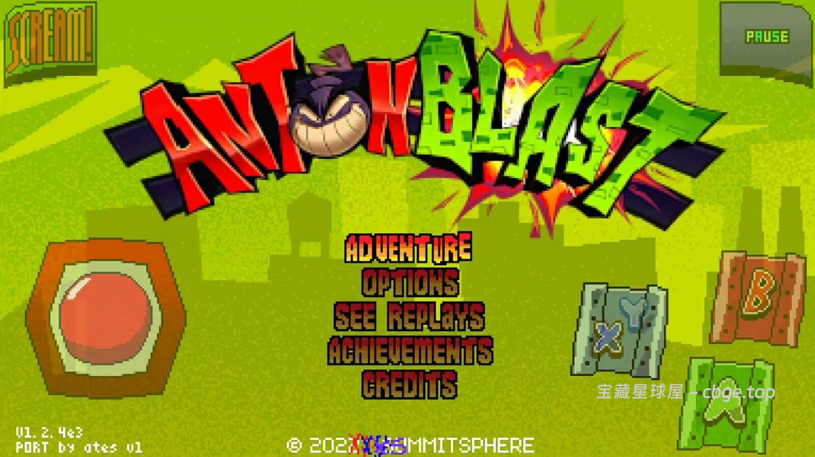 图片[1]-瓦力欧精神续作？动作爽游《安东炸弹ANTONBLAST》手机版已上架，挥舞巨锤极致破坏，深入探索加限时逃生跑酷，喜欢披萨塔与高速平台跳跃的玩家必玩-山海之花 - 宝藏星球屋