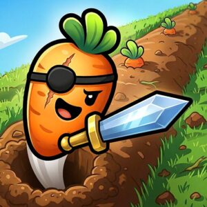 《丰收之王：农场塔防策略》v14.1 手机MOD版！合并蔬菜单位并自动塔防，用最少操作推进关卡。