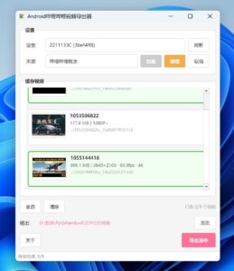 biliandout：B站缓存视频导出助手，一键转存为MP4-山海之花 - 宝藏星球屋