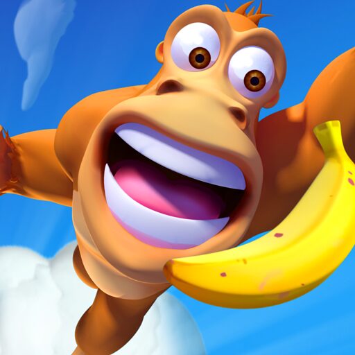 《Banana Kong Blast》v1.0.26 手机MOD版！一款在经典跑酷框架内加入二段跳与冲刺门的动作游戏，可单机离线游玩，无道具收费点-山海之花 - 宝藏星球屋