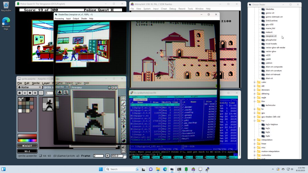 ShaderGlass 着色器工具：为 Windows 应用添加复古 CRT 与 截图
