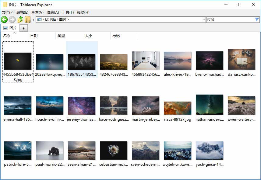 Tablacus Explorer 26.6.11 绿色版：多标签文件管理工具， 截图