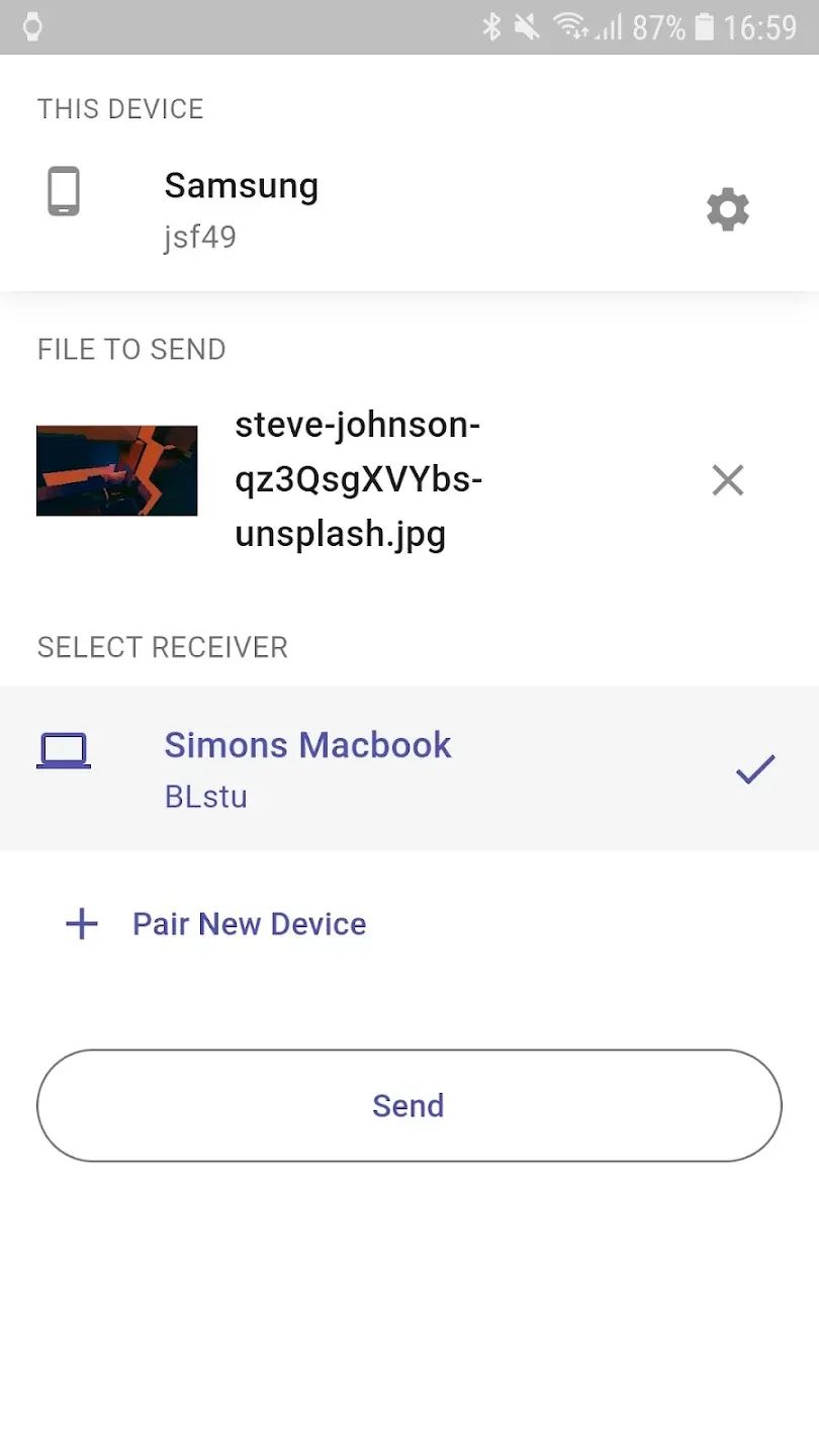 AirDash File Sharing 开源加密文件传输工具:跨平台极速互传 截图