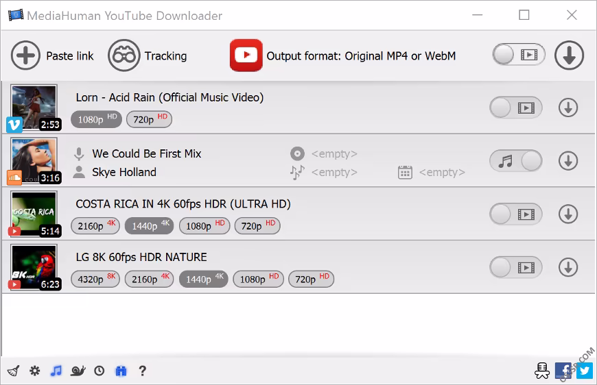 MediaHuman YouTube Downloader 便携版:多平台视频下 截图