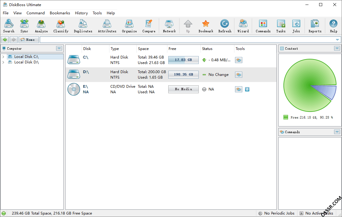 DiskBoss 16.8.24 磁盘管理工具：高效分析占用与清理重复文件 截图