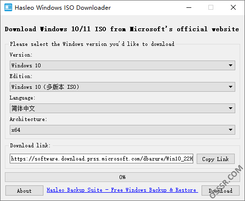 Hasleo Windows ISO Downloader 3.2.2.0 绿色 截图