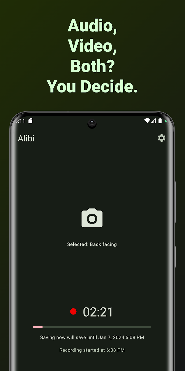 Alibi 闲置手机改造行车记录仪：让旧机发挥余热的开源方案 截图