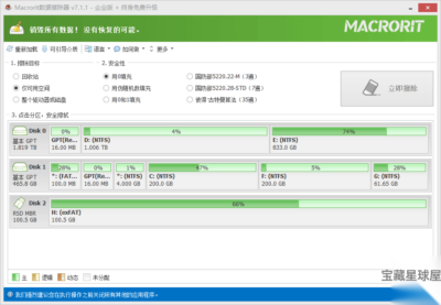 Macrorit Data Wiper 8.3.0 便携版：安全擦除硬盘与存储设-山海之花 - 宝藏星球屋