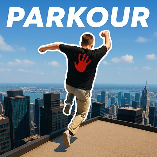 《Only Going Up Parkour Rooftop》v3.0.2 手机MOD版！连续跳跃失败回到起点，用一次无误的流程验证通往顶端的垂直路线，全程无辅助道具-山海之花 - 宝藏星球屋