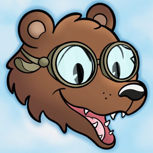 《Bearplane》v1.0.2 手机MOD版！火箭熊飞行穿越浮空炮阵，三分钟一局，用冲刺与滑翔收集维修零件-山海之花 - 宝藏星球屋