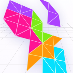 《Polygon Mayhem》v1.0.71 手机MOD版!多边形拼接核心规则,配合精确步数限制,形成纯粹的几何推理体验,无任何养成或抽卡元素