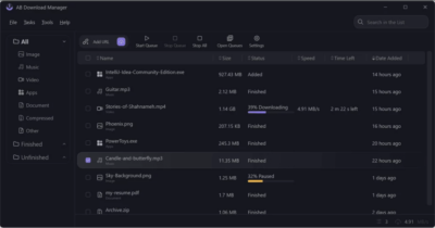 AB Download Manager 下载管理器：多线程加速文件下载的实用工具-山海之花 - 宝藏星球屋