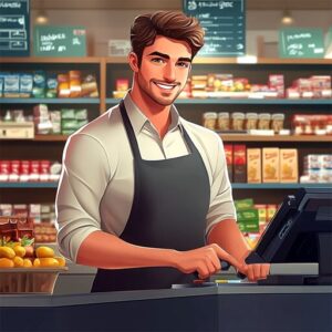 《管理零售商店》v0.0.6 手机MOD版！核心玩法涵盖进货、陈列、收银全流程，聚焦库存周转与排队效率的微操管理
