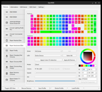 OpenRGB 开源灯控工具：整合多品牌 RGB 设备实现统一灯光管理-山海之花 - 宝藏星球屋