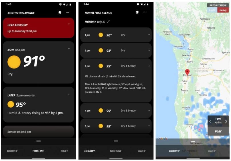 Appy Weather 天气 v2.0.26：简洁直观的日常天气查询工具-山海之花 - 宝藏星球屋