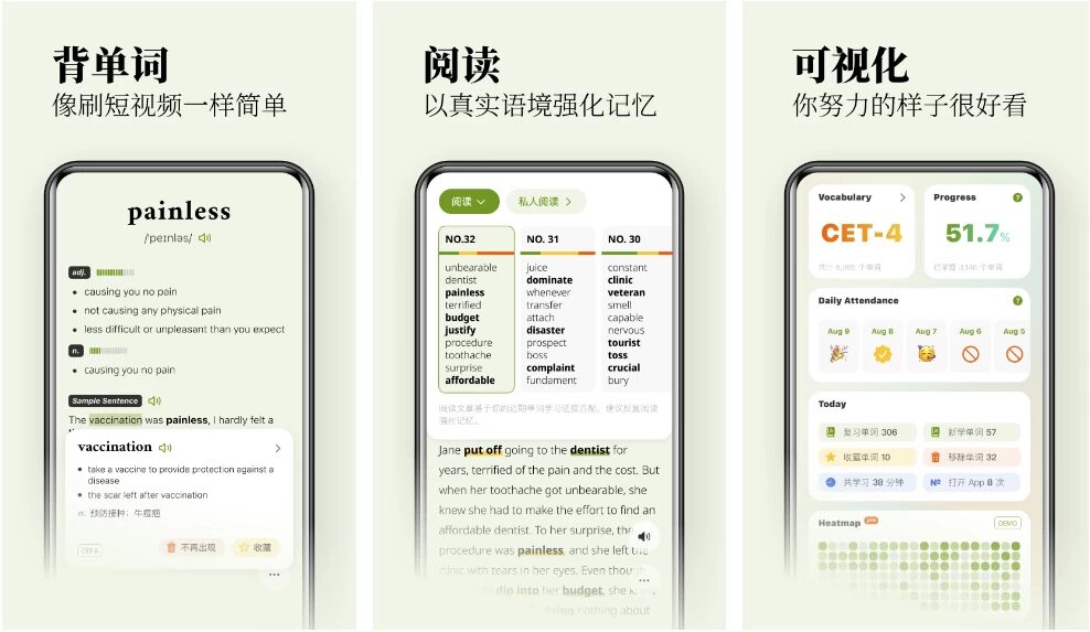 无痛单词 v4.6.0：多维数据驱动背词，适配全阶段考试词库 截图
