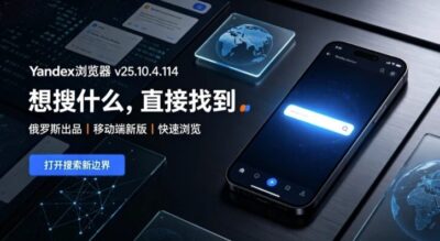 Yandex 浏览器 v25.10.4.114：突破搜索限制的俄系浏览器工具-山海之花 - 宝藏星球屋