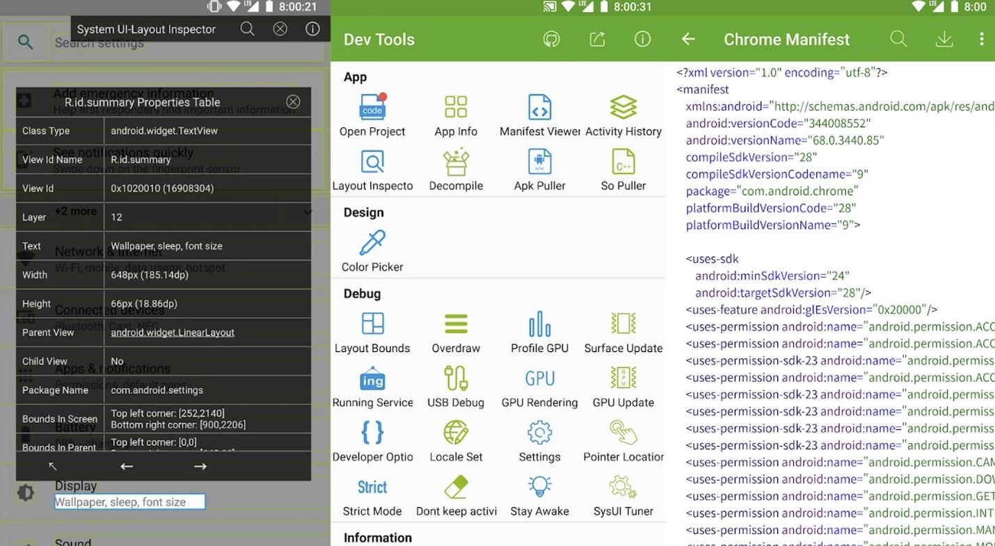 Dev Tools 开发助手：集反编译与调试于一体的安卓开发效率工具 截图