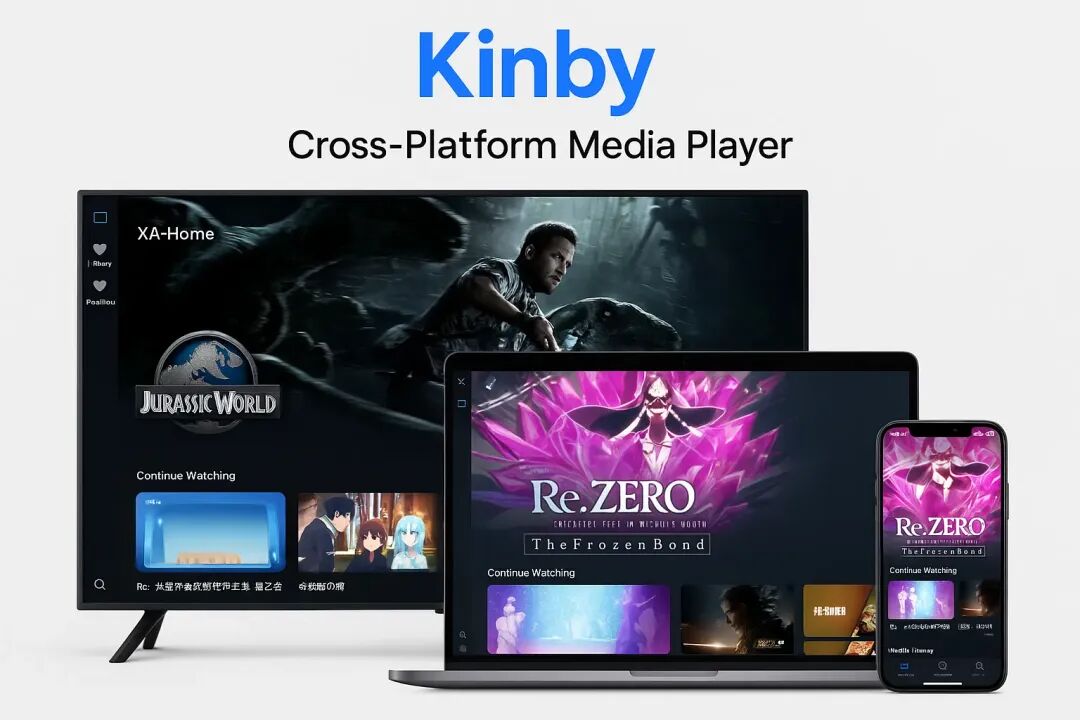 Kinby 媒体播放器:连接 Emby 与 Jellyfin 的多端观影工具 截图