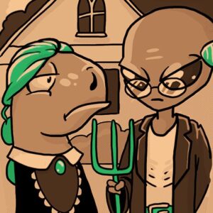 《Looking for Aliens》v1.0.59 手机完整版！用外星视角在超25个手绘生活场景中寻找特定目标，每关固定位置且无随机变化，适合一次性通关型玩家