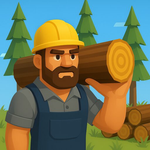 《放置伐木帝国有限公司 (Lumber Chopper)》v55.1.0 手机MOD版！点击加离线收益的简化伐木经营流程，无强制社交与广告弹窗，适合短时多次打开管理-山海之花 - 宝藏星球屋