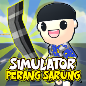 《Simulator Perang Sarung 3D》v55 手机完整版！一款以印尼纱笼为武器的双人同屏近战格斗游戏，操作简单，胜负取决于攻击时机与体力管理