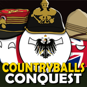 《Countryballs conquest》v1.122 手机完整版！以19世纪国家球为载体的回合制地图征服游戏，含简化的外交与科技升级分支