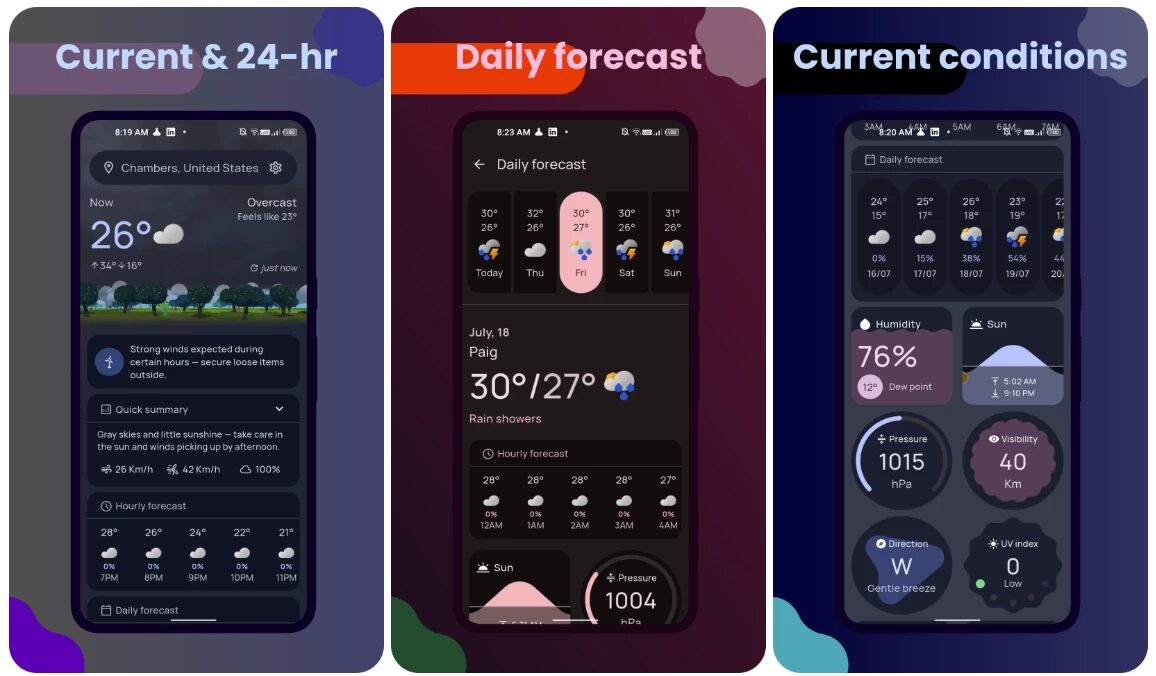 Weather Master 天气 v2.7.1：实时气象查询与个性化天气服务工-山海之花 - 宝藏星球屋
