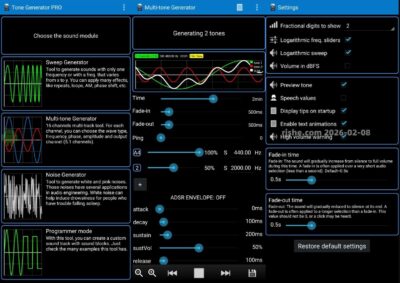 Tone Generator 音频信号发生器：生成正弦波与自定义波形测试音频-山海之花 - 宝藏星球屋