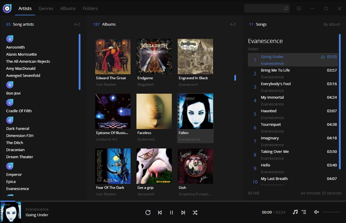 Dopamine 音乐播放器 v3.0.8：本地音频管理与无损播放工具 截图