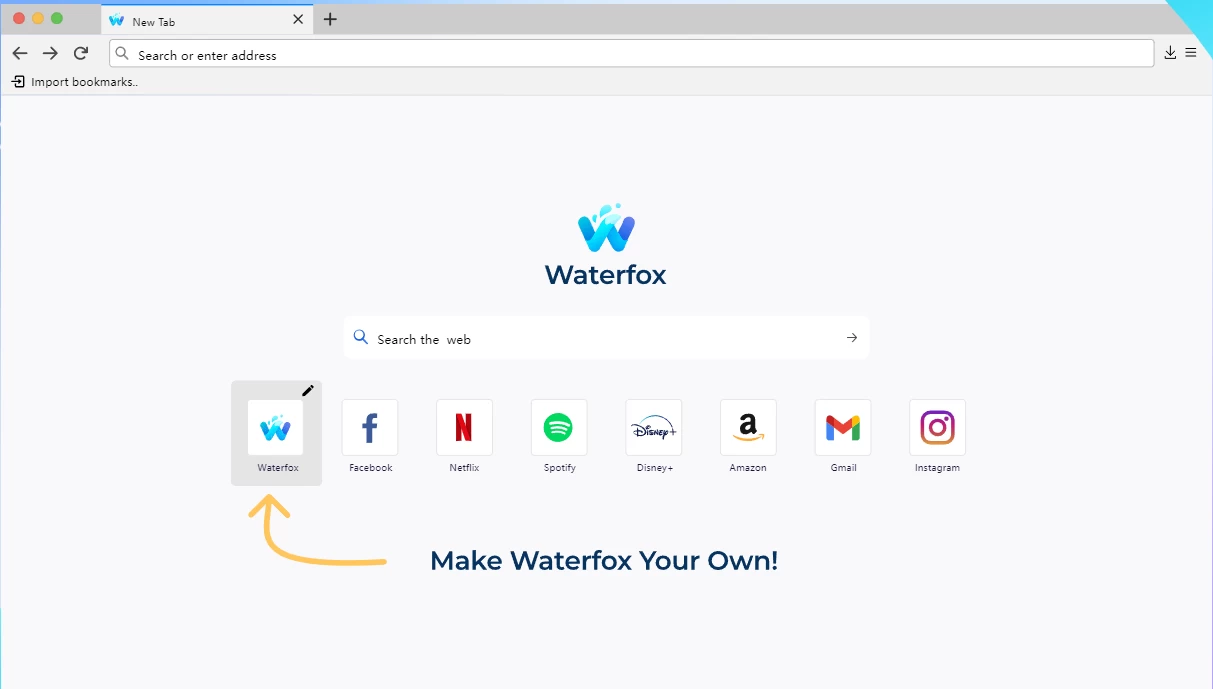 Waterfox 水狐浏览器 v6.6.17:专注 64 位架构的 Firefo 截图