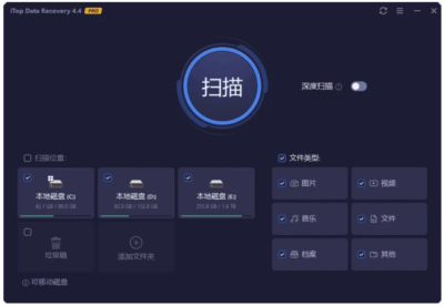 iTop Data Recovery Pro：恢复误删文件的专业数据救援工具-山海之花 - 宝藏星球屋