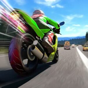 《Traffic Bike Rush Driving City》v1.0.2 手机MOD版！一款以城市车流中高速穿行为核心的无尽竞速游戏，支持离线游玩并附带无限金币解锁功能-山海之花 - 宝藏星球屋