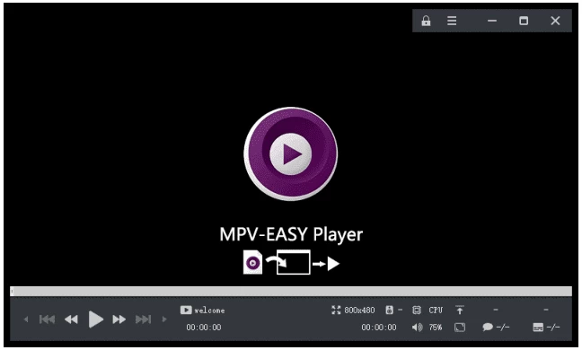 MPV-EASY Player 多媒体播放器：基于MPV内核的轻量播放工具 截图
