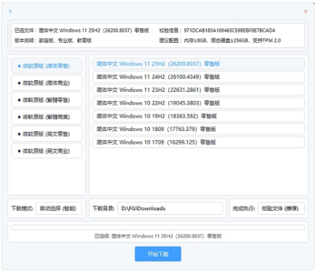 系统高速下载工具 v2.4：直连微软服务器获取原版系统镜像-山海之花 - 宝藏星球屋