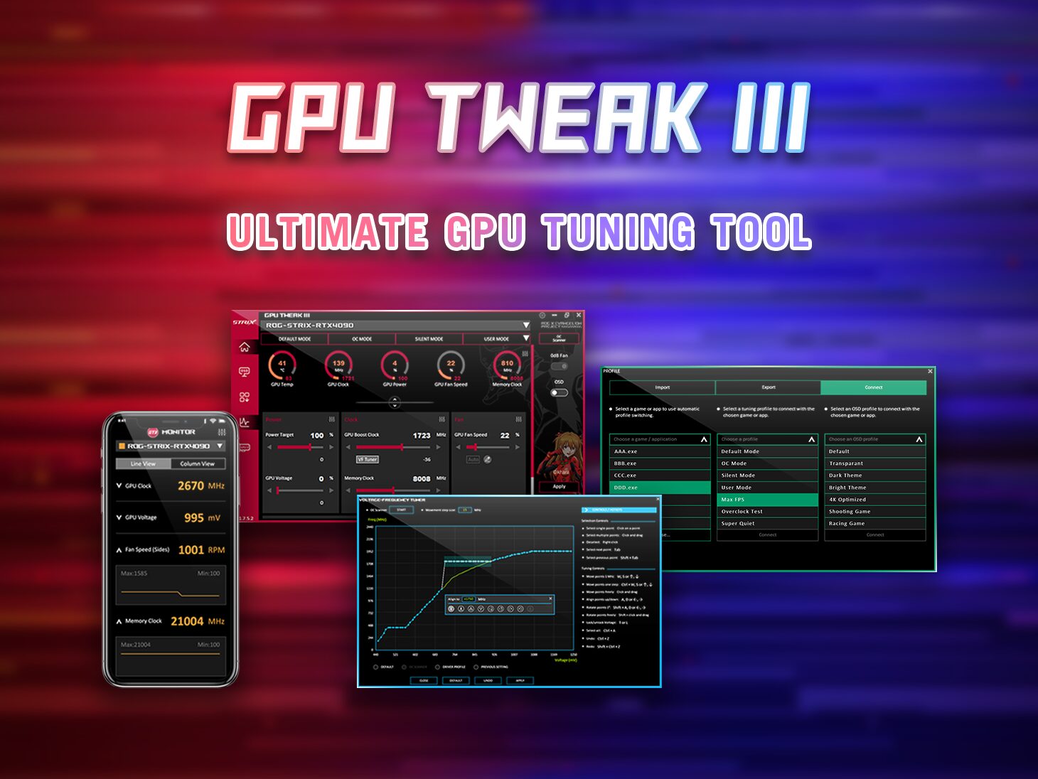 显卡超频工具GPU Tweak III v2.1.6.0 电脑显卡性能增强优化工具！支持GPU频率、显存频率-山海之花 - 宝藏星球屋