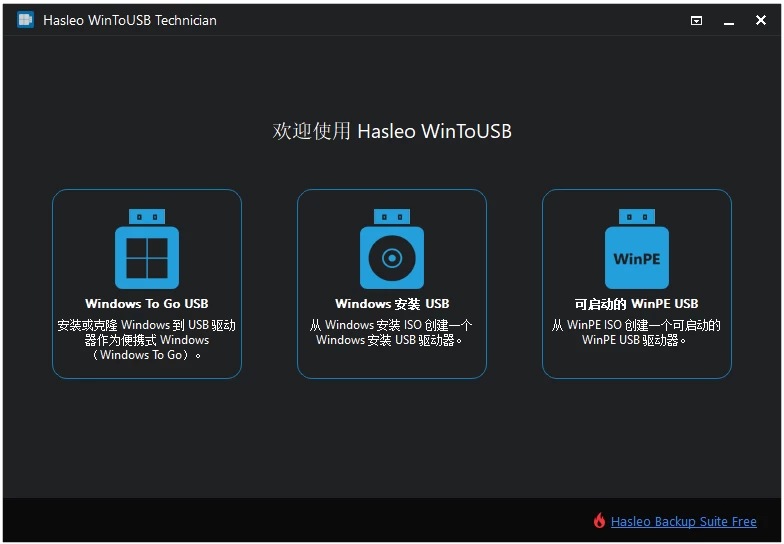 Hasleo WinToUSB 10.8.1.2 技术员版：将 Windows-山海之花 - 宝藏星球屋