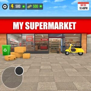 《My Supermarket Store Sim 3D》v1.36.0 手机MOD版！手动管理进货、补货、收银与防盗的全程模拟，步骤细腻且无强制内购依赖