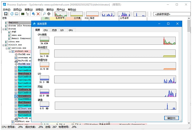 Process Explorer 微软进程资源管理器：深入探查系统进程与性能的监-山海之花 - 宝藏星球屋