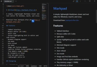 Markpad Markdown阅读器与文本编辑器 v2.6.3：专业级编辑与阅-山海之花 - 宝藏星球屋