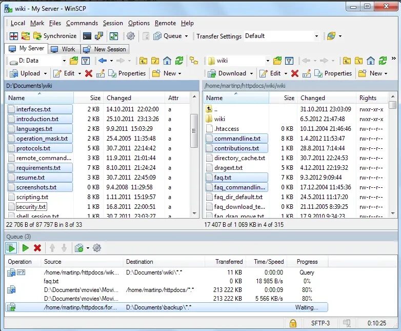 WinSCP v6.5.6 便携中文版:轻量安全的跨平台文件传输工具 截图