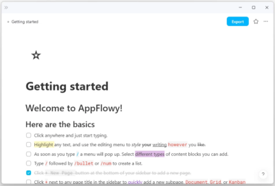 AppFlowy 本地笔记：开源跨平台笔记与任务管理工具-山海之花 - 宝藏星球屋