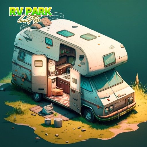 《RV Park Life》v1.0.67 手机MOD版！一款无广告、点击即玩的房车营地经营模拟，涵盖设施解锁与游客服务循环-山海之花 - 宝藏星球屋