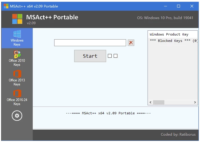 MSAct++ Windows和Office激活工具：一键搞定系统与办公软件授权 截图