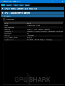 GPU Shark II 显卡监视工具：实时查看GPU状态与硬件信息-山海之花 - 宝藏星球屋