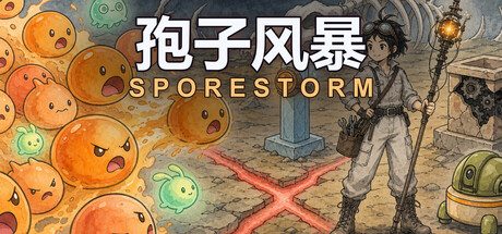 《孢子 最终汉化》一款手绘风异星生存塔防游戏。无固定路线，建筑与冰墙实时改写虫群进攻路径，亲控英雄配合孢子生态连锁守住净化核心。-山海之花 - 宝藏星球屋