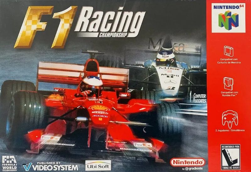《F1赛车锦标赛》一款N64平台硬核拟真视角的方程式竞速游戏,以1999赛季官方-山海之花 - 宝藏星球屋