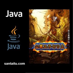 《山寨王子与公主》一款2D横版恶搞风格的Java动作冒险游戏，在像素王国里操控草-山海之花 - 宝藏星球屋