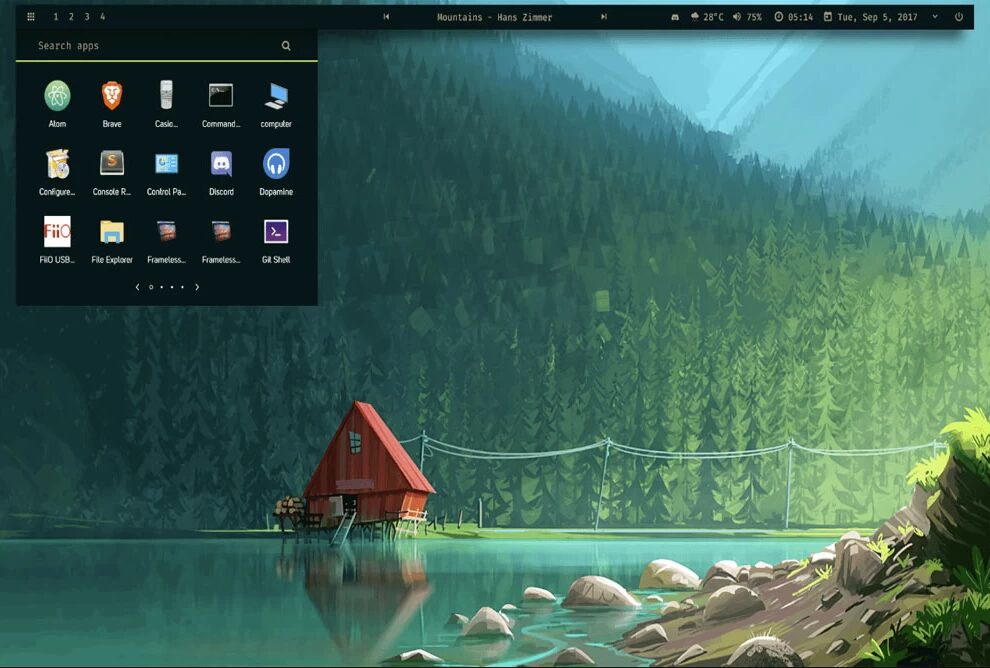 Rainmeter 雨滴桌面：打造个性化桌面的皮肤与小组件工具 截图